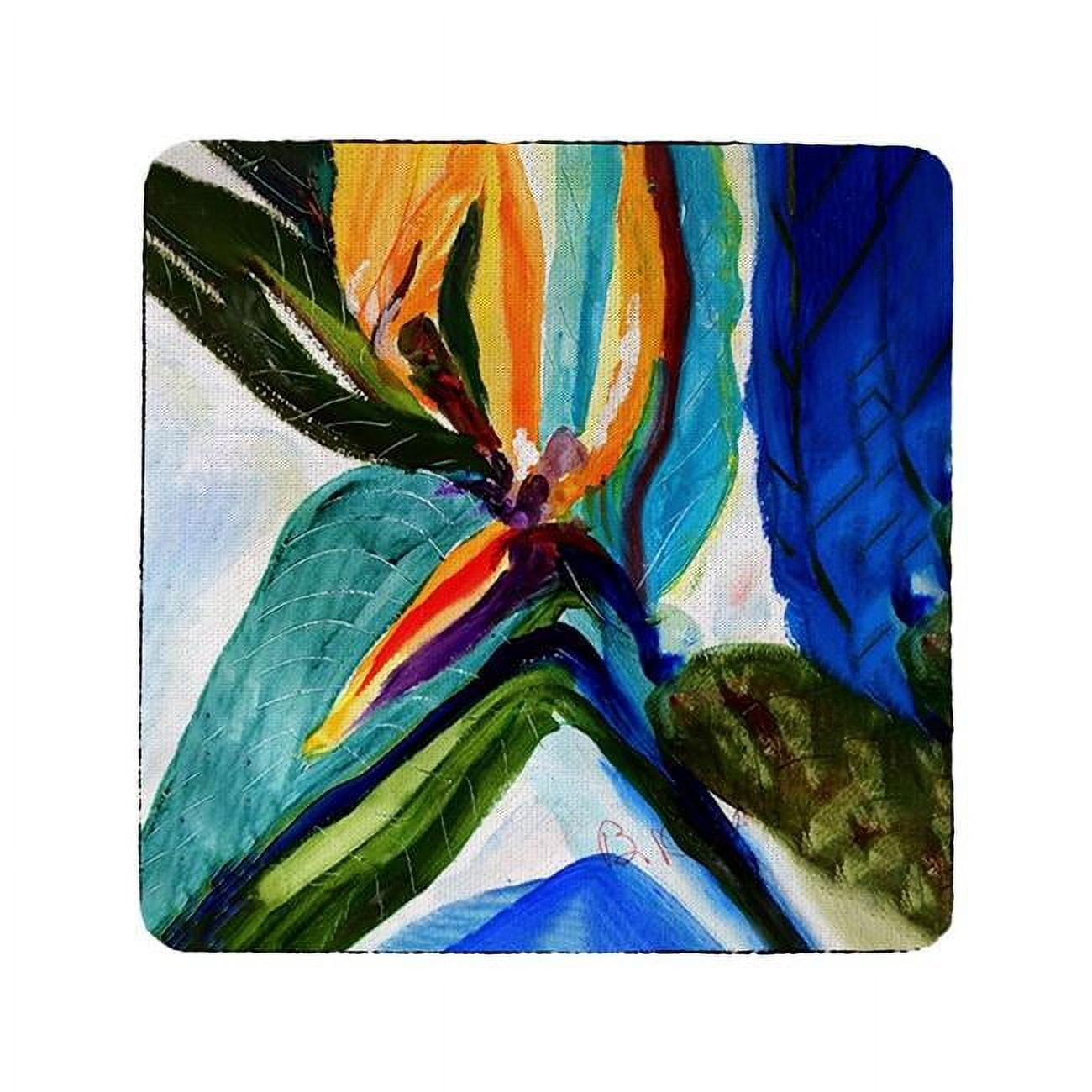 Picture of Betsydrake CT1161 Teal Paradise Coaster - Set of 4