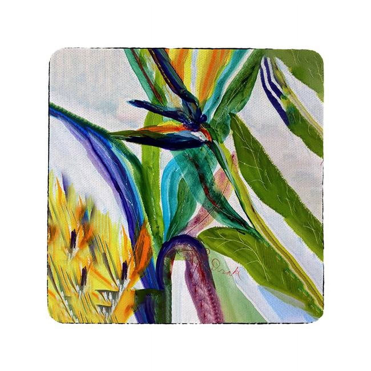 Picture of Betsydrake CT1162 Teal Paradise II Coaster - Set of 4