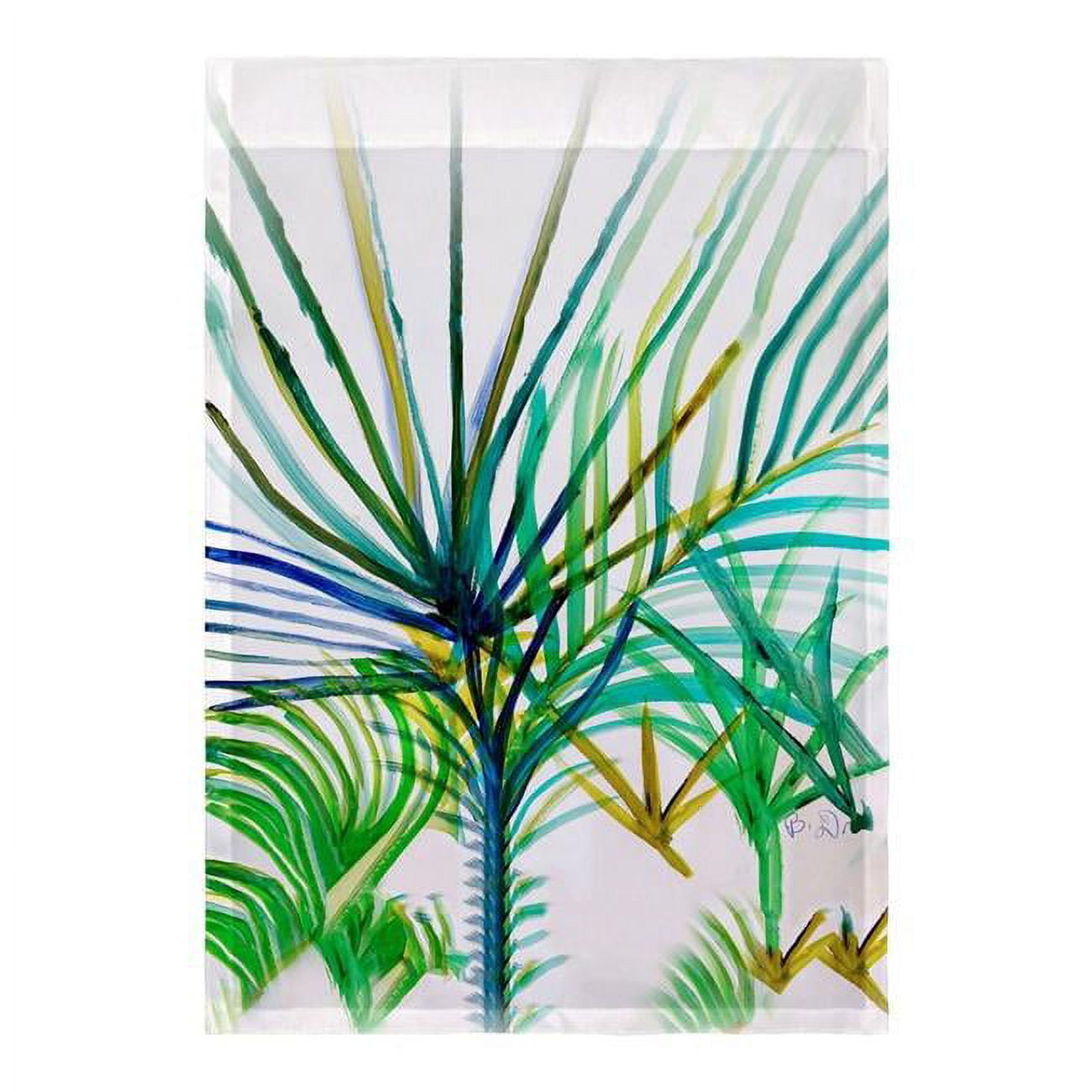 12.5 x 18 in. Teal Palms Flag
