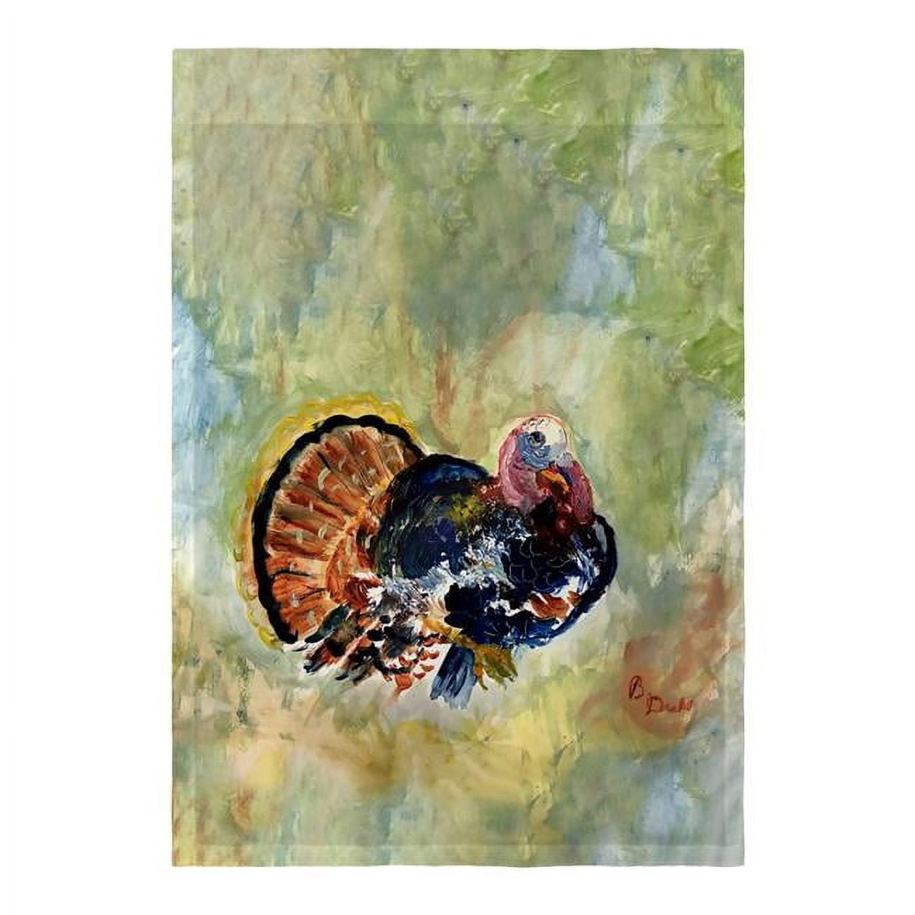 12.5 x 18 in. Colorful Turkey Flag