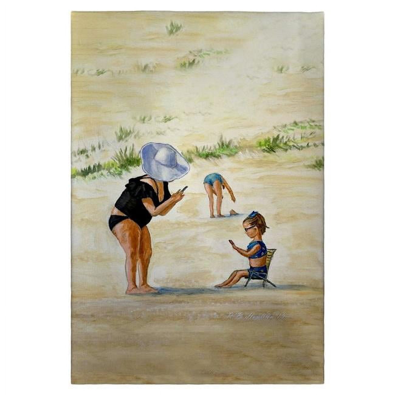 Picture of Betsydrake GT1160 20 x 20 in. Smile for Grandma Guest Towel