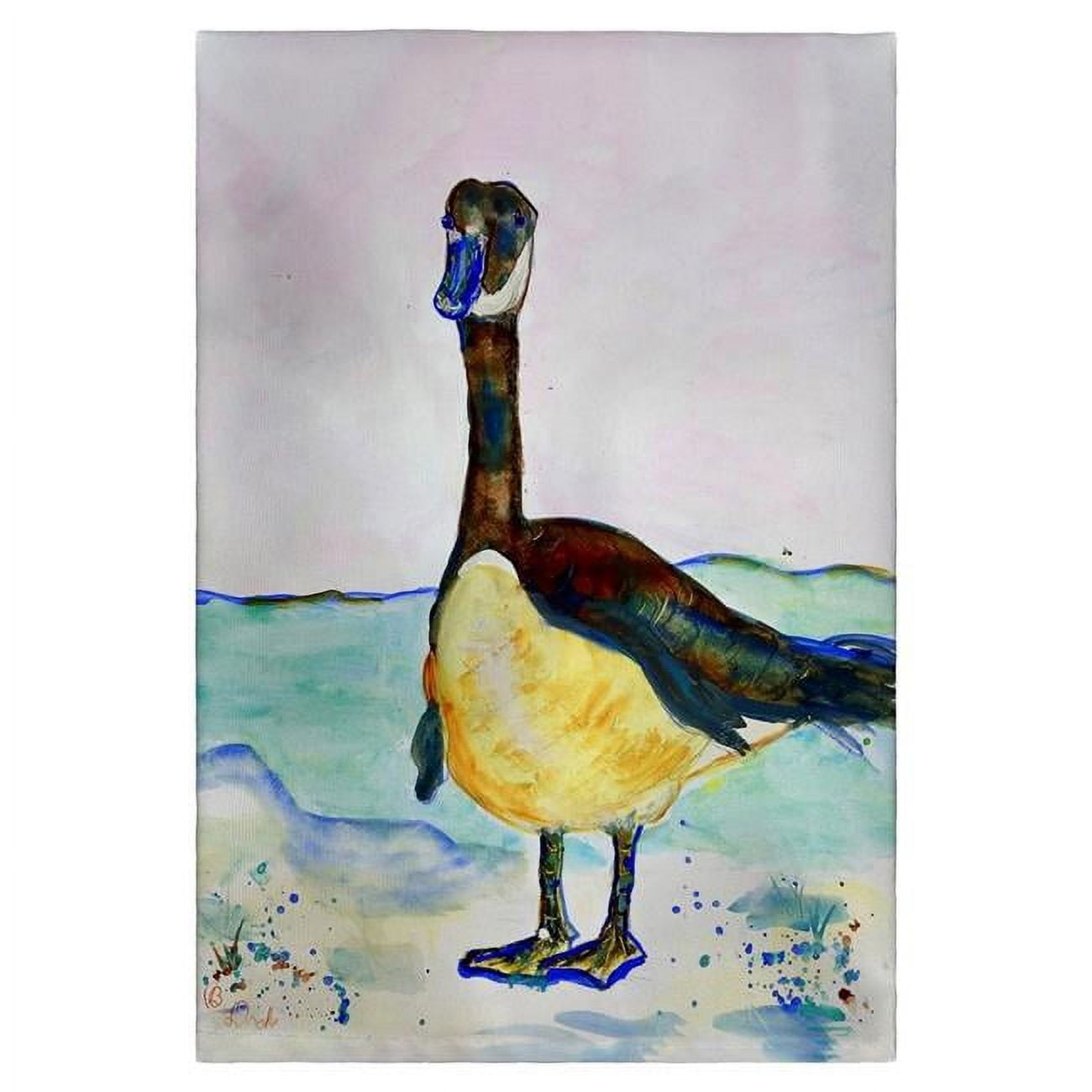 Picture of Betsydrake GT1163 20 x 20 in. Betsys Goose Guest Towel
