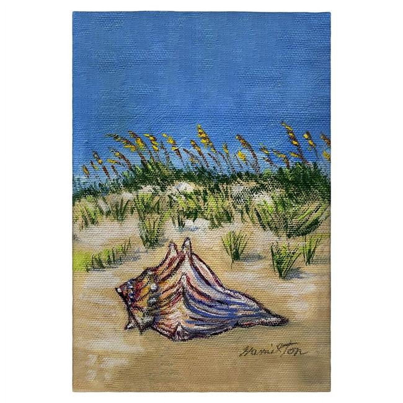Picture of Betsydrake GT1167 20 x 20 in. Conch Found Guest Towel