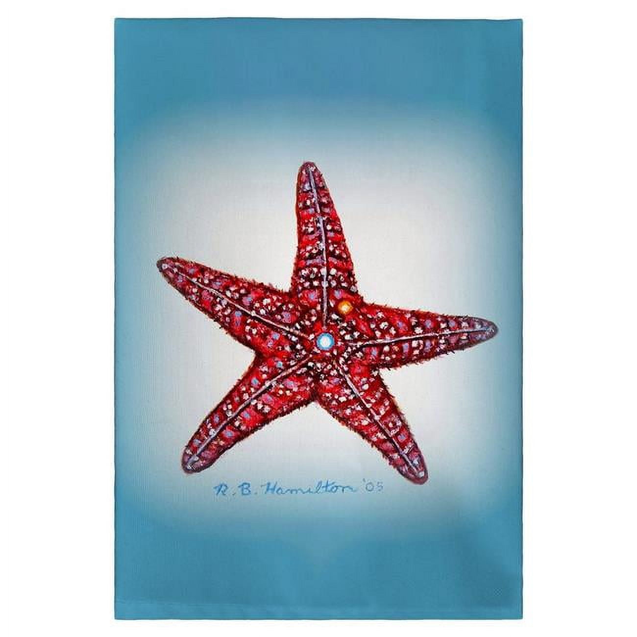 Picture of Betsydrake GT1169 20 x 20 in. Dicks Starfish Guest Towel
