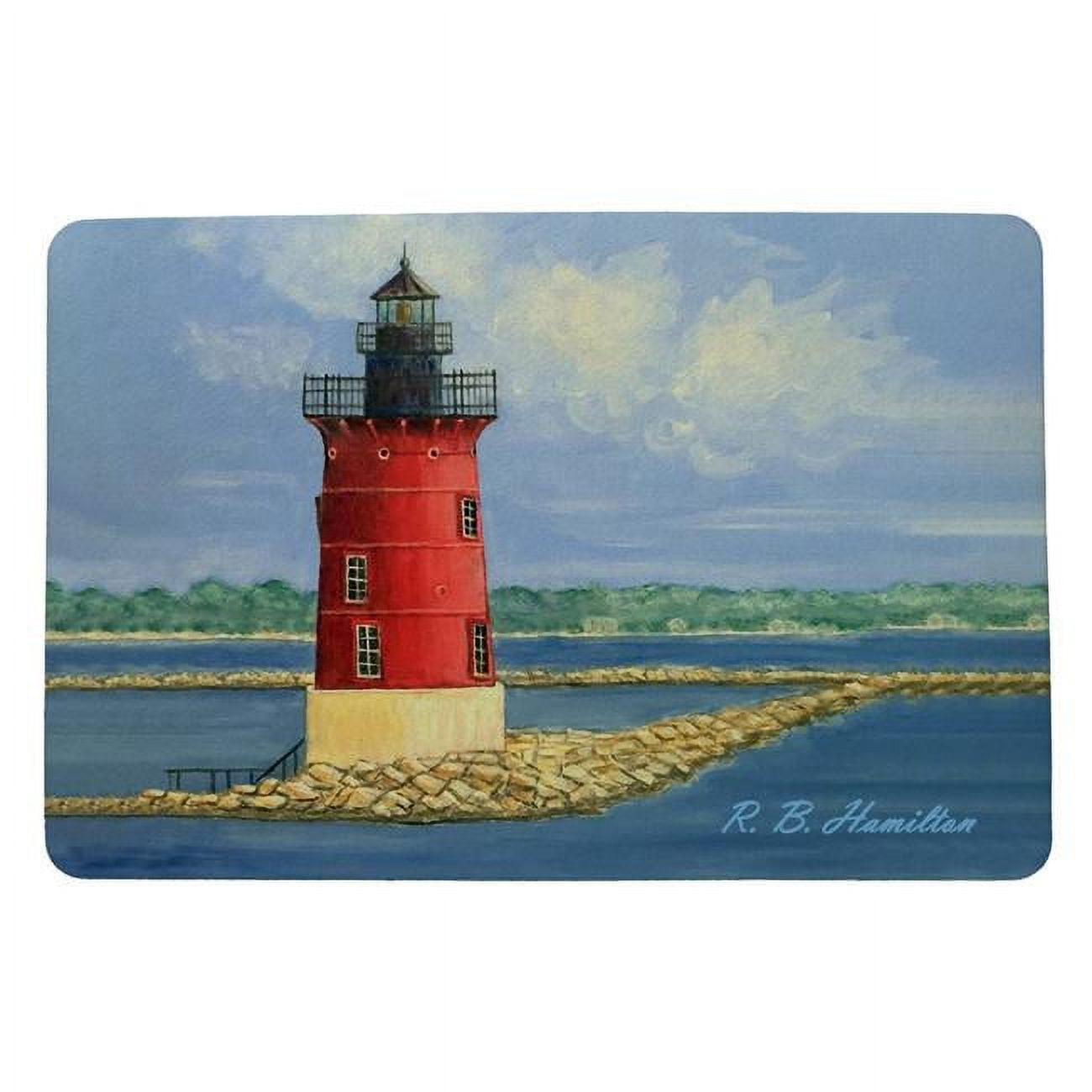 18 x 26 in. Breakwater Lighthouse Door Mat