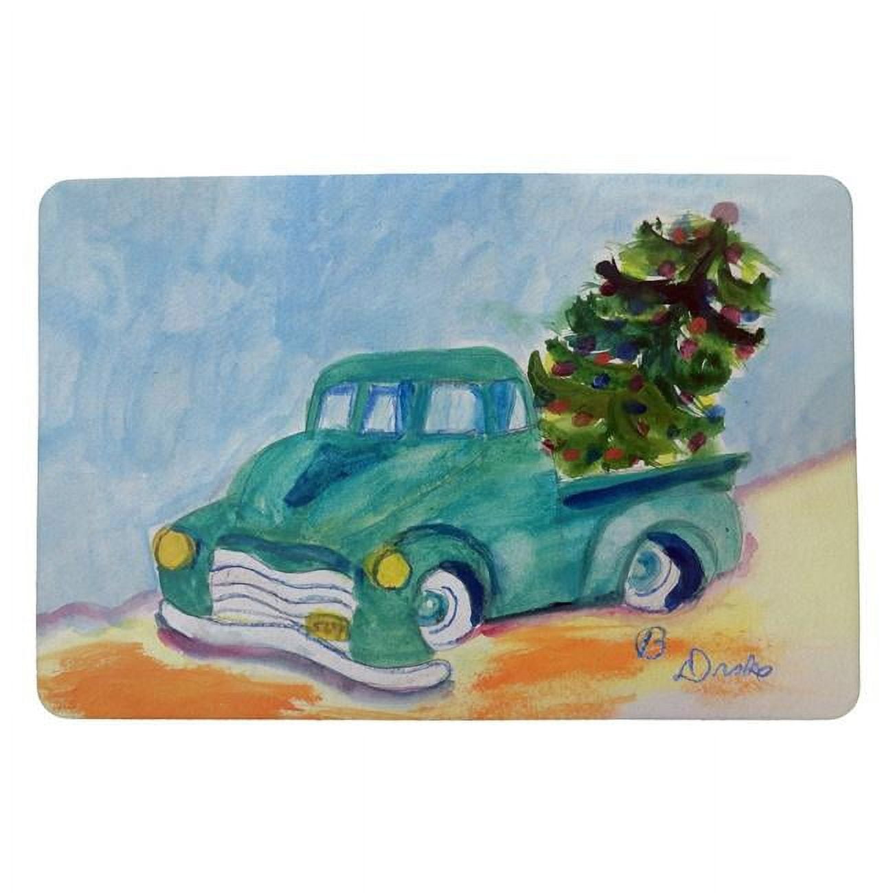 DM1223 18 x 26 in. Green Truck Door Mat
