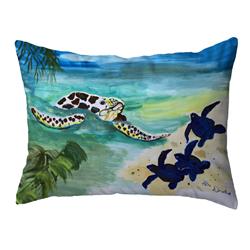 16 x 20 in. Sea Turtle & Babies Noncorded Pillow, Large