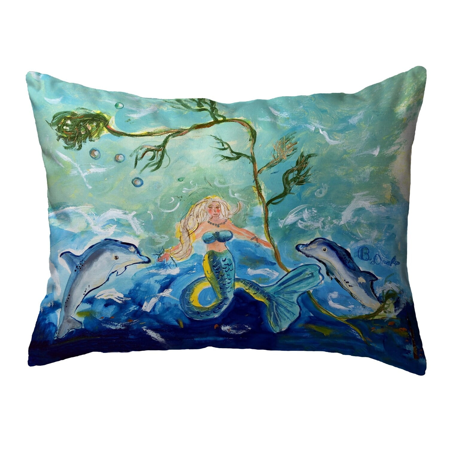 11 x 14 in. Marsh Morning Indoor & Outdoor Pillow, Small