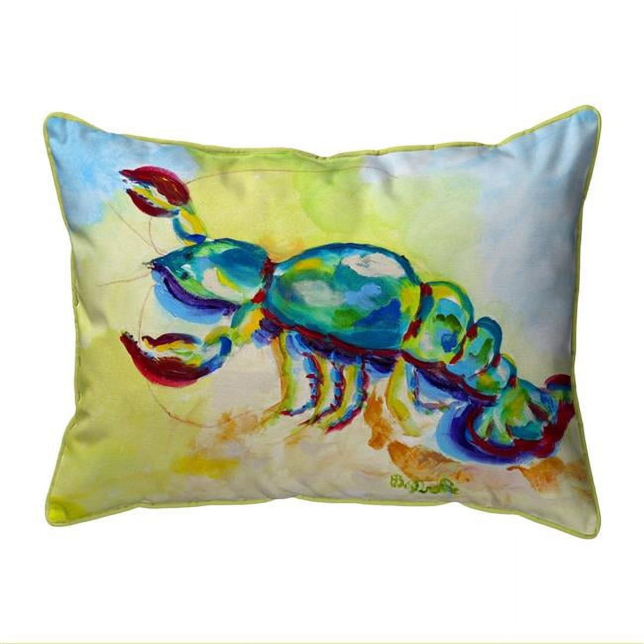 HJ1137 16 x 20 in. Colorful Lobster Indoor & Outdoor Pillow, Large