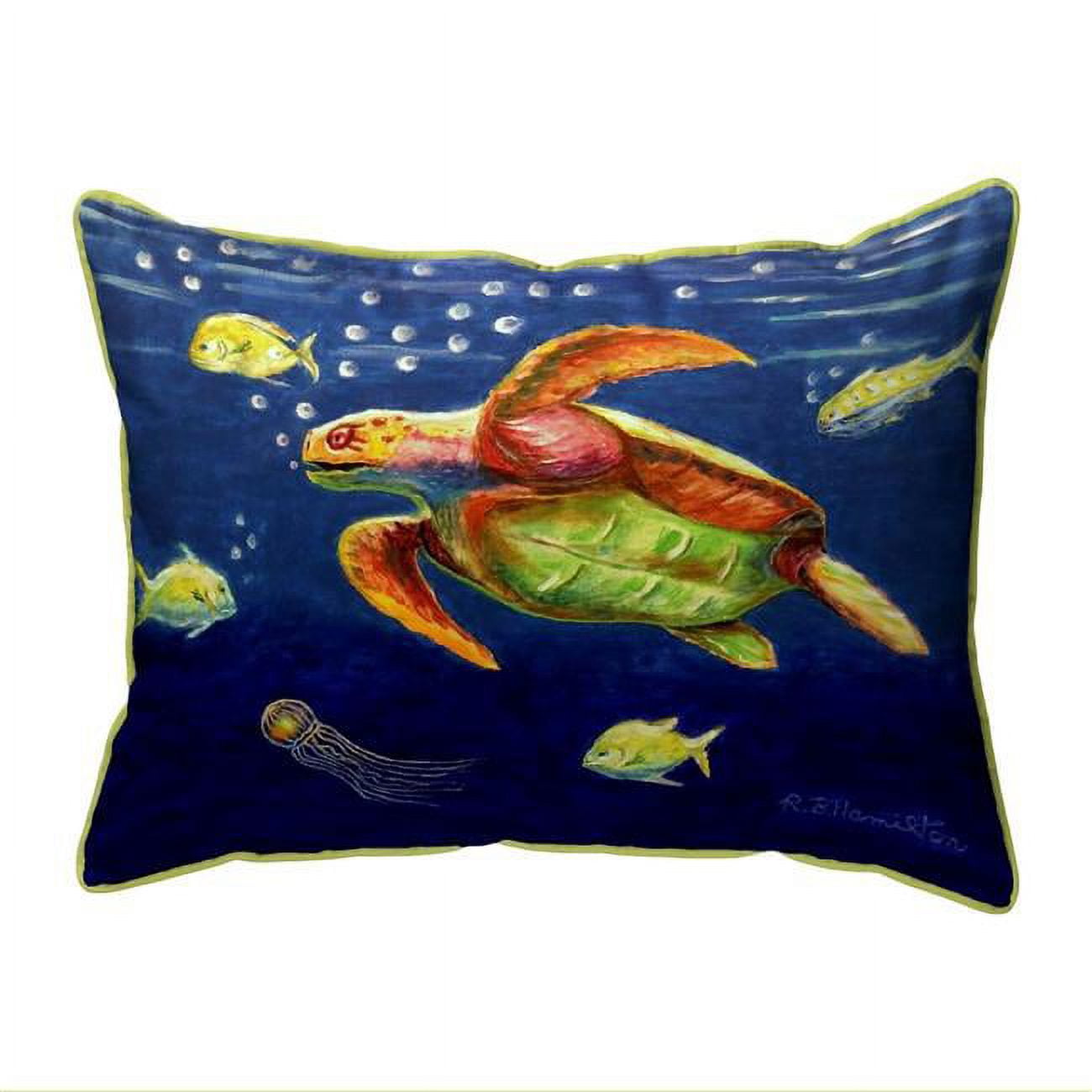 11 x 14 in. Sea Turtle Pillow, Small