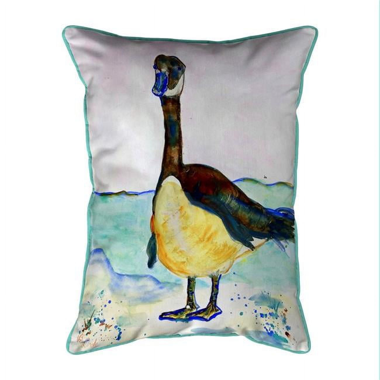 11 x 14 in. Betsys Goose Indoor & Outdoor Pillow, Small