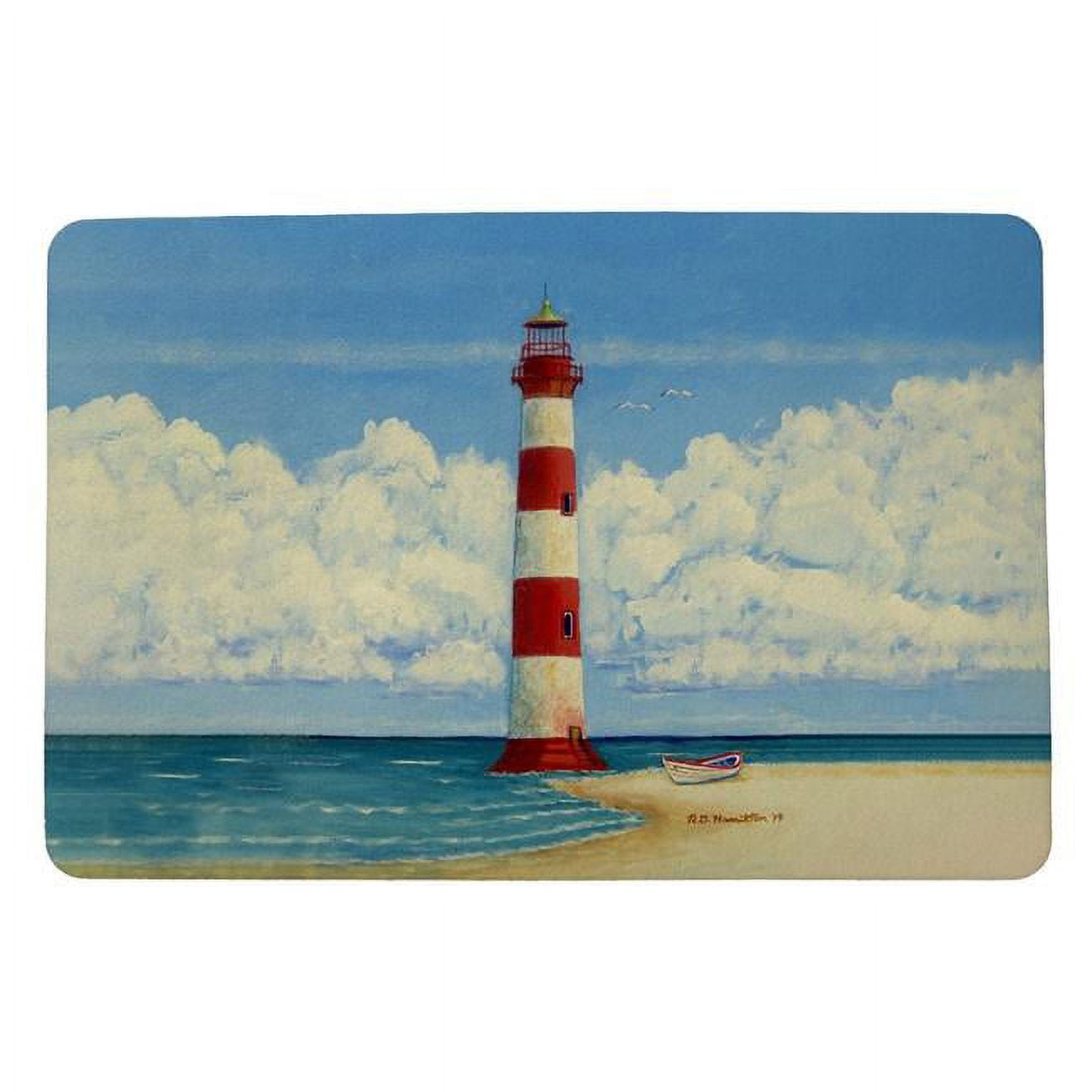 18 x 26 in. Morris Island & Lighthouse, SC Door Mat
