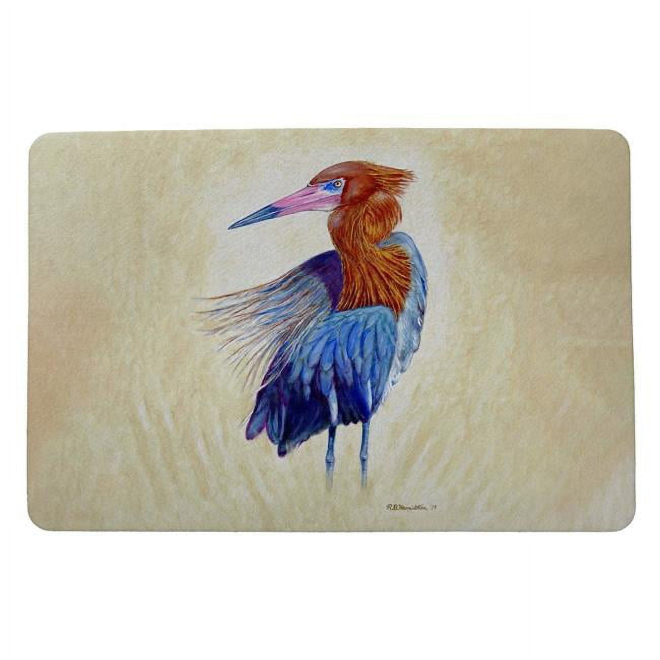 18 x 26 in. Reddish Egret Portrait Door Mat