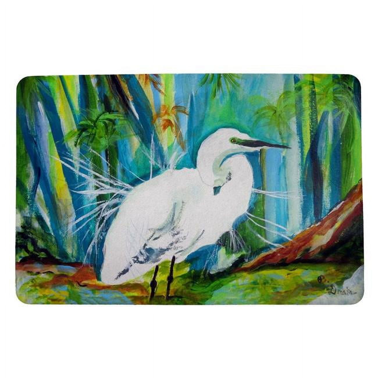 18 x 26 in. Acrylic Egret Door Mat