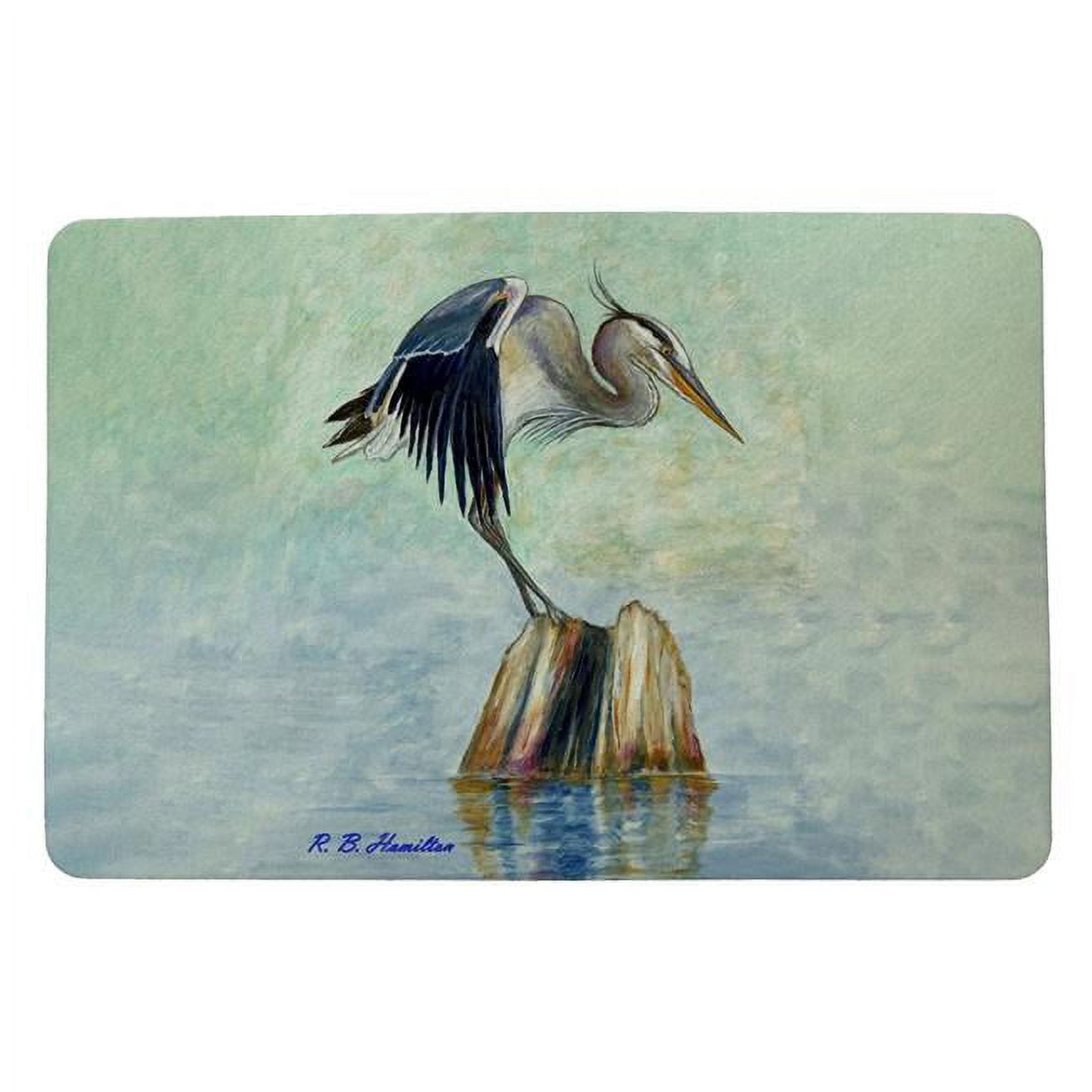 18 x 26 in. Balancing Heron Door Mat