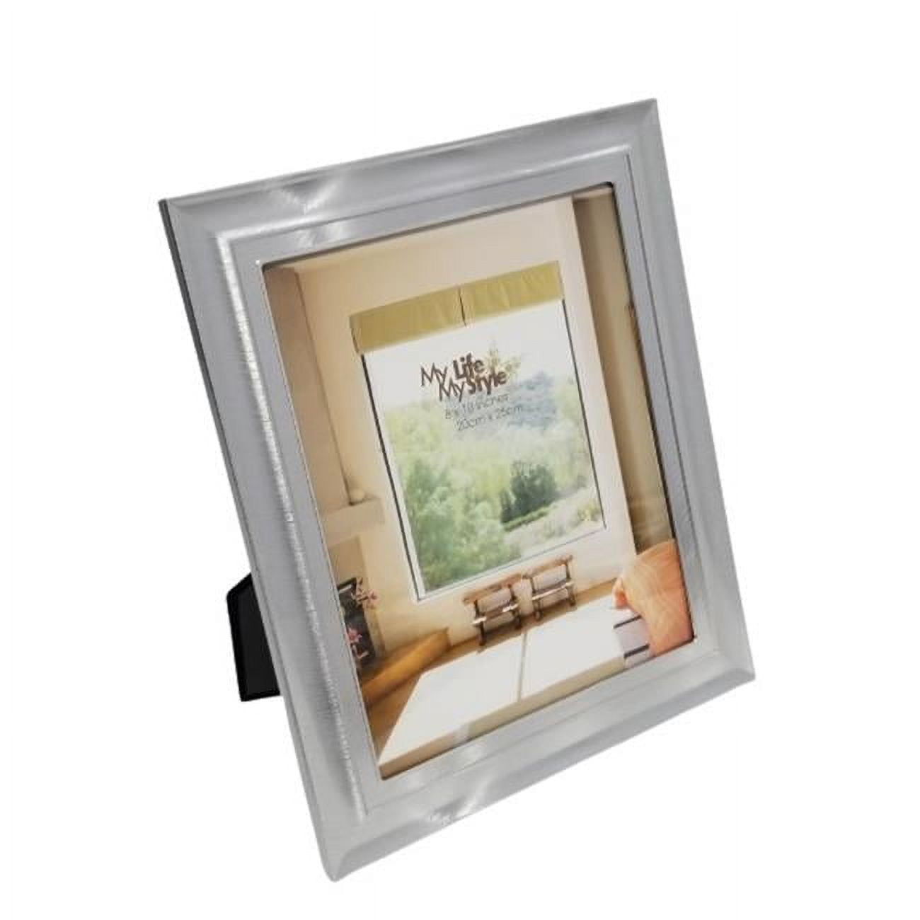 8 x 10 in. Aluminium Photo Frame, Silver