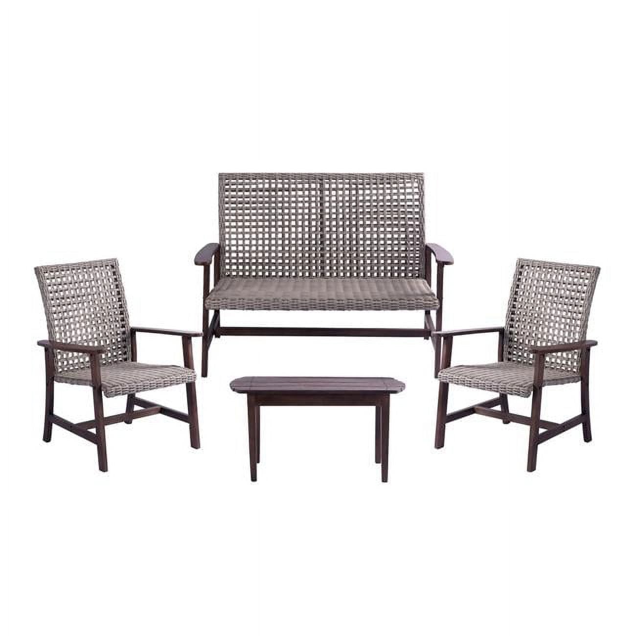 Vineyard Collection Conversation set Armchair, Loveseat and Coffee Table