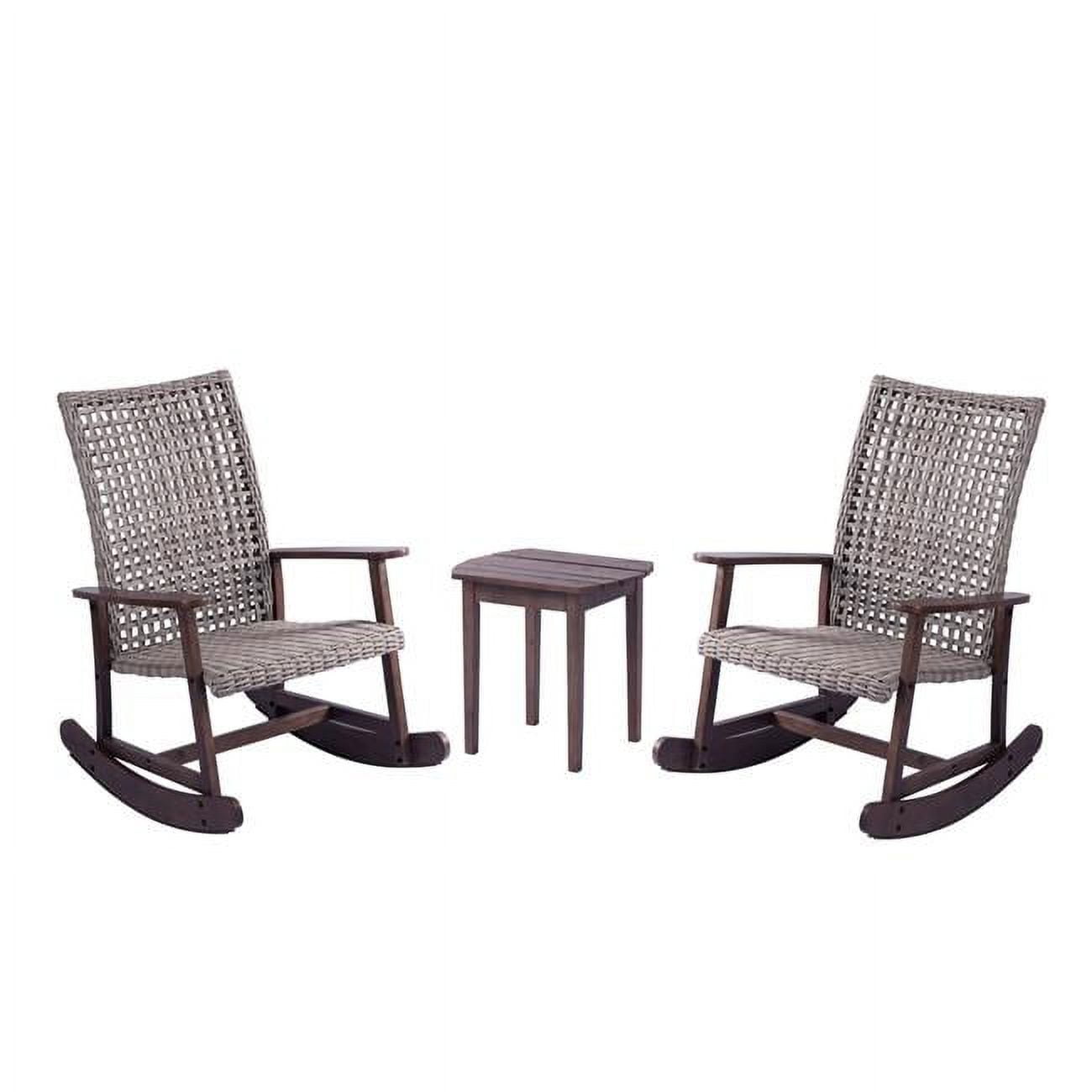 Vineyard Collection Chat set Rocking Chair and End Table