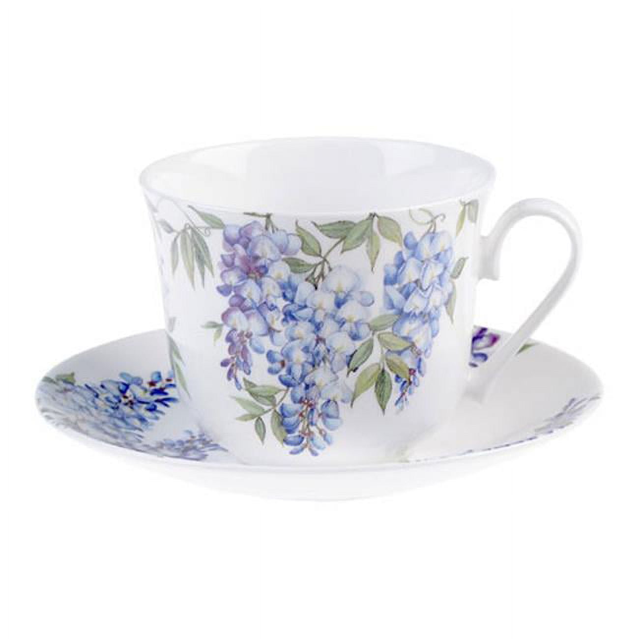 Picture of Roy Kirkham ER2868 105 mm Wisteria Breakfast Cups & Saucers - Set of 2