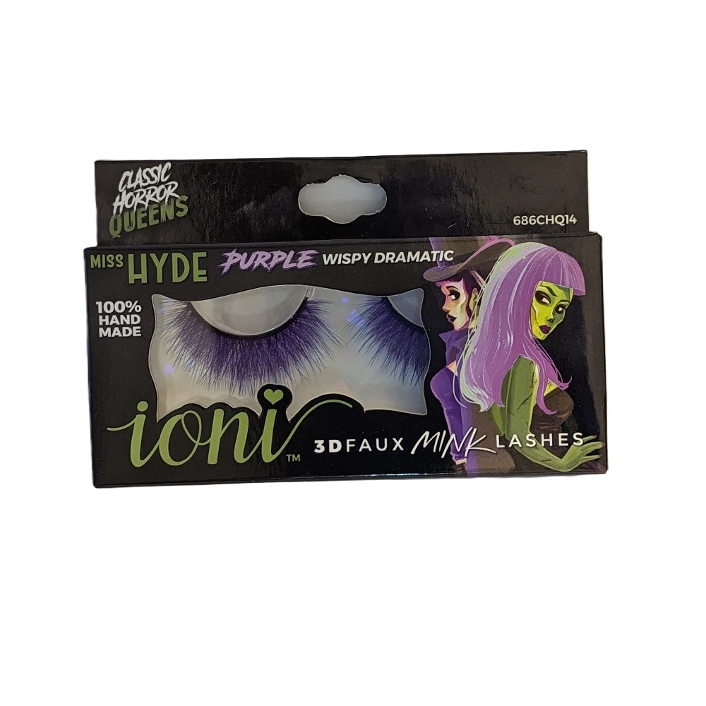 686CHQ14-P6 IONI Colored MISS HYDE PURPLE Wispy Dramatic (Pack of 6)