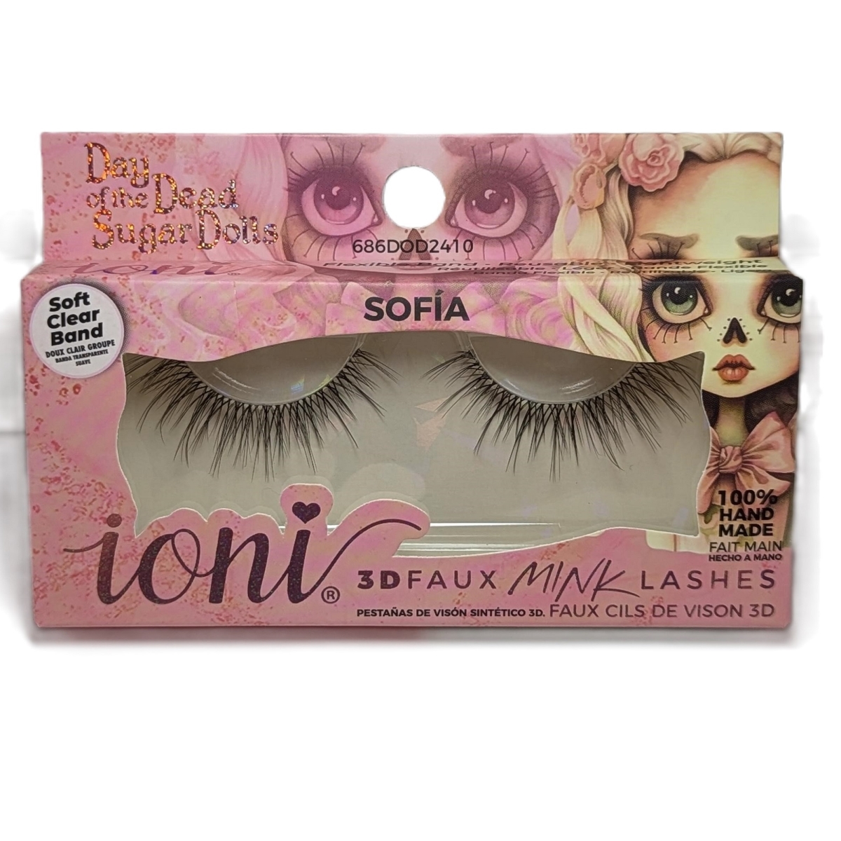 686DOD2410-P6 IONI CLEAR BAND WISPY LITE NATURAL FLARE -  SOFIA (Pack of 6)