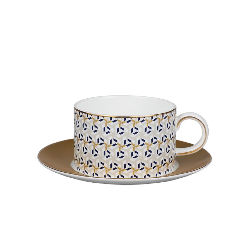 Picture of Jiallo PT1726-DED-0356 Elegance in Porcelain Tea Service - 220cc tea cup set  (1 cup & 1 saucer)