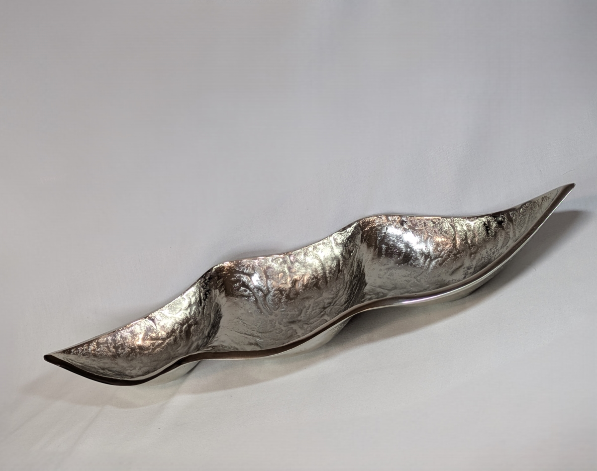 Picture of Jiallo 75068 Premium Silver Metallic Triple Section Serving Bowl