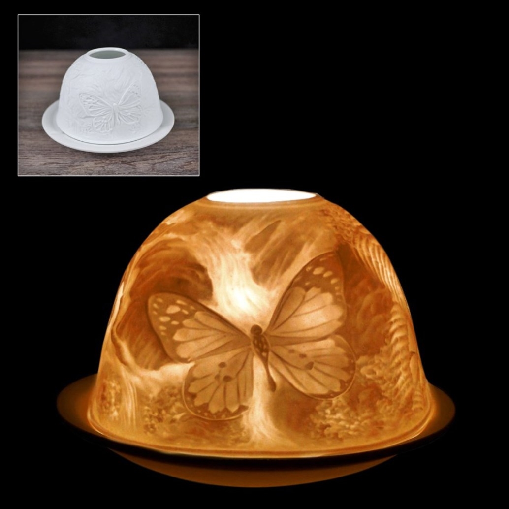 EG4-462 Porcelain Butterfly T-Lite 5'x3