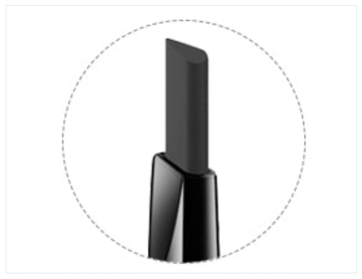 01BLACK Eyebrow Pencil Waterproof with Brush - Black Color