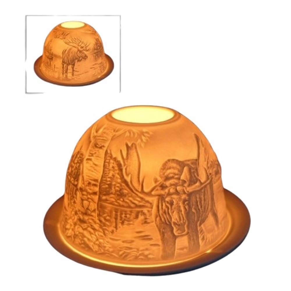 EG4-460 Porcelain Moose T-Lite 5'x3