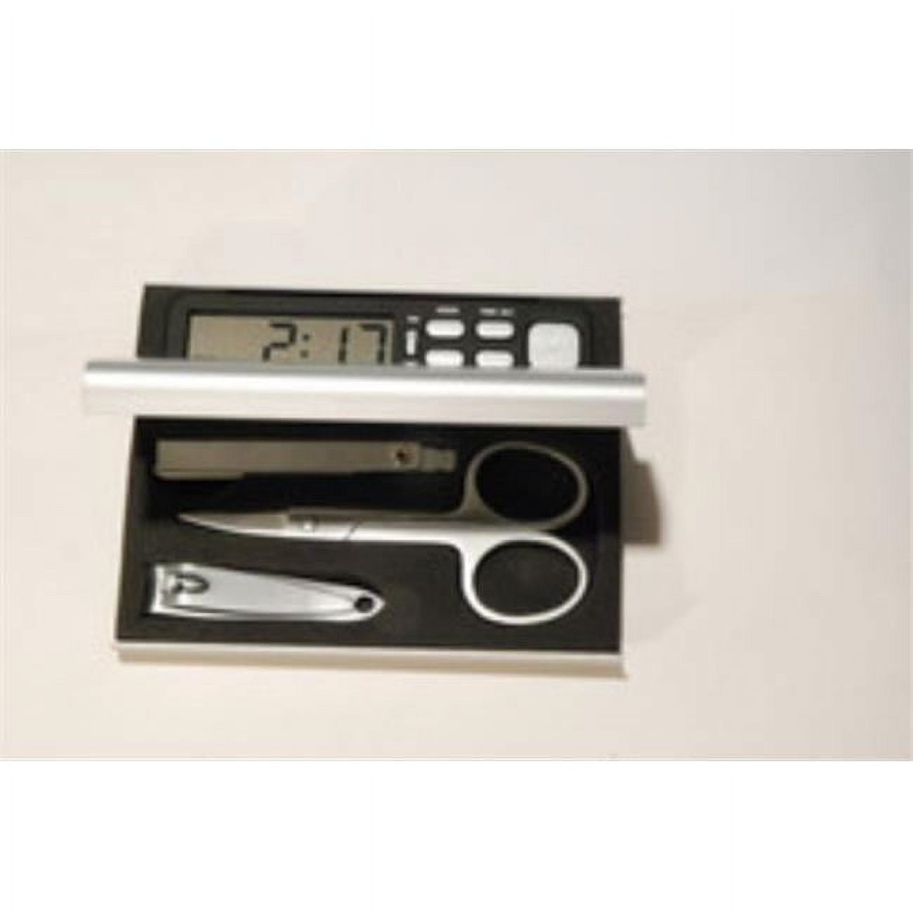 Manicure Travel Set with Alarm Clock