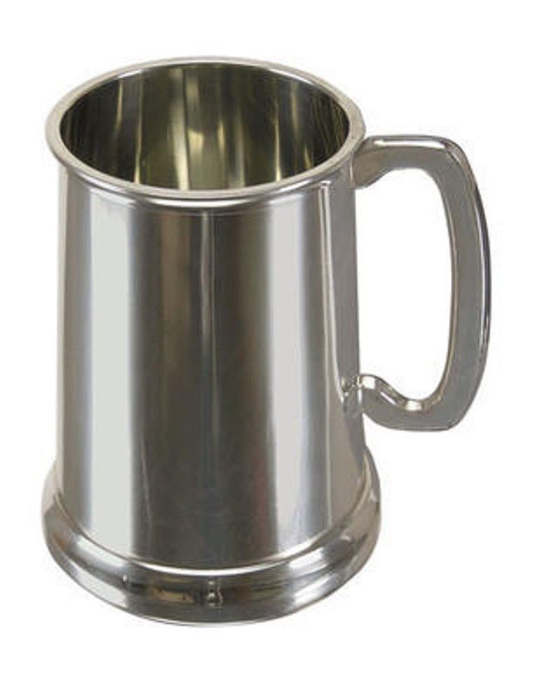 Picture of Jiallo 81430 19 oz Plain Plated Tankard, Pewter