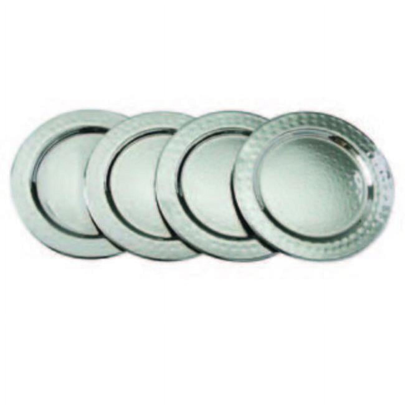 Picture of Jiallo 72688 Round Coaster Set, Hammered - 4 Piece