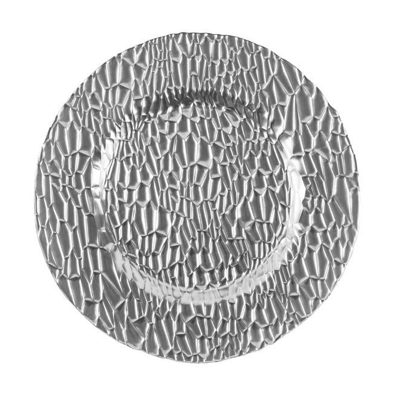 Picture of Jiallo 31166 13 in. Frankford Charger Plates, Silver - Set of 4