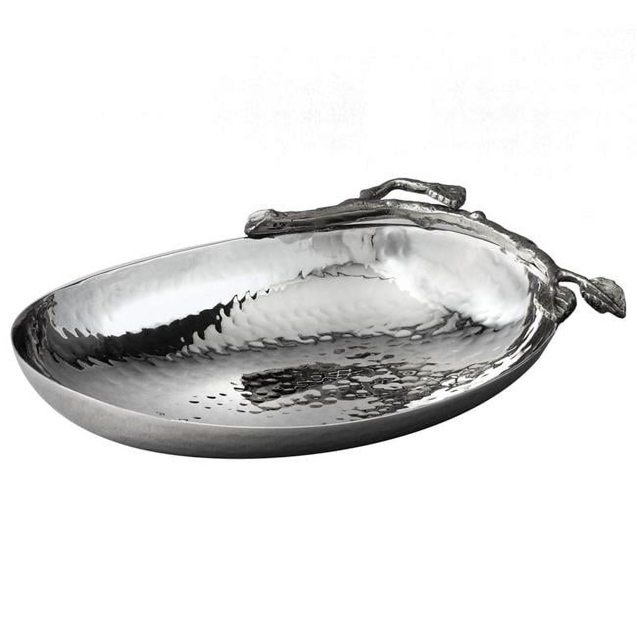 Picture of Jiallo 70134 Sparkle Silver Leaf Nut Dish