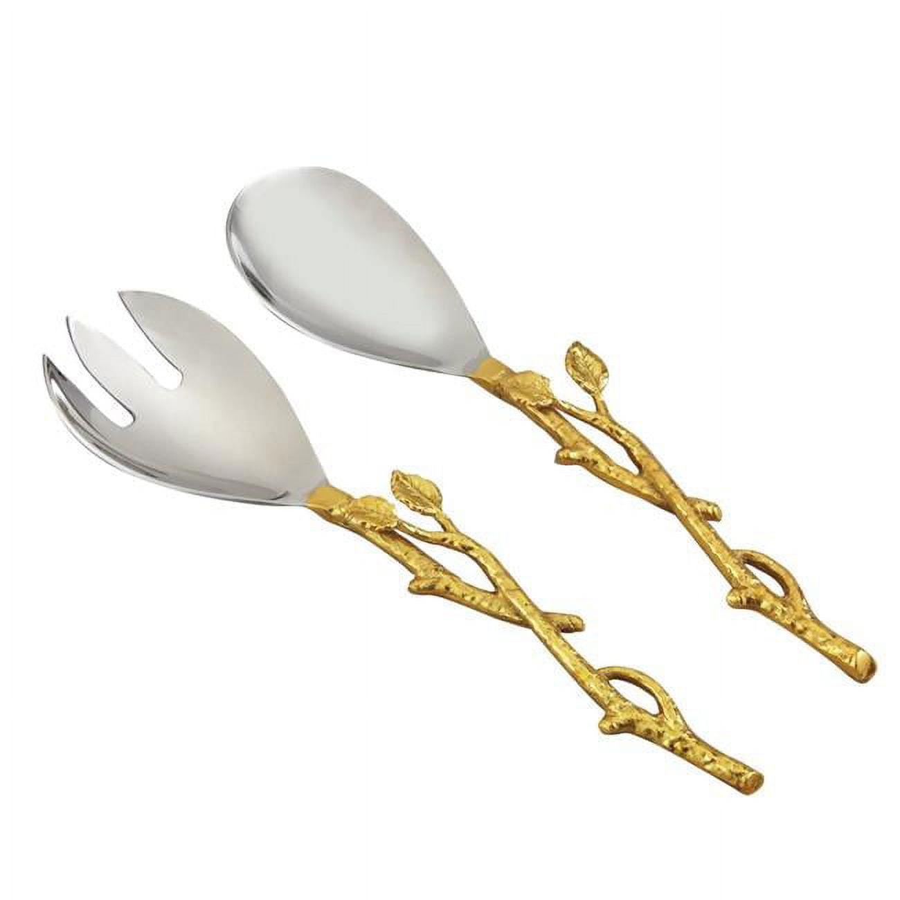 Picture of Jiallo 70012 Gilt Leaf Salad Set