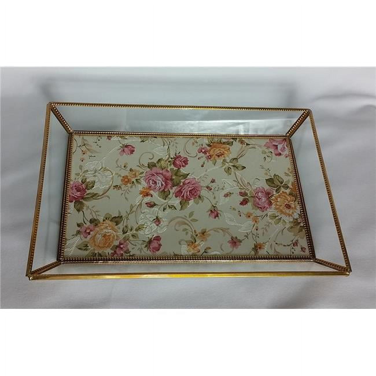 Picture of Jiallo 35887 Mandarin Tray - Rose on Bottom