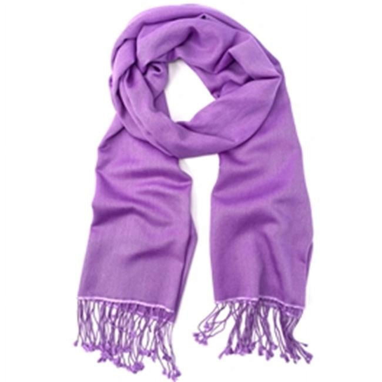 Pashmina Tassel Scarf Wrap Shawl - Lavender
