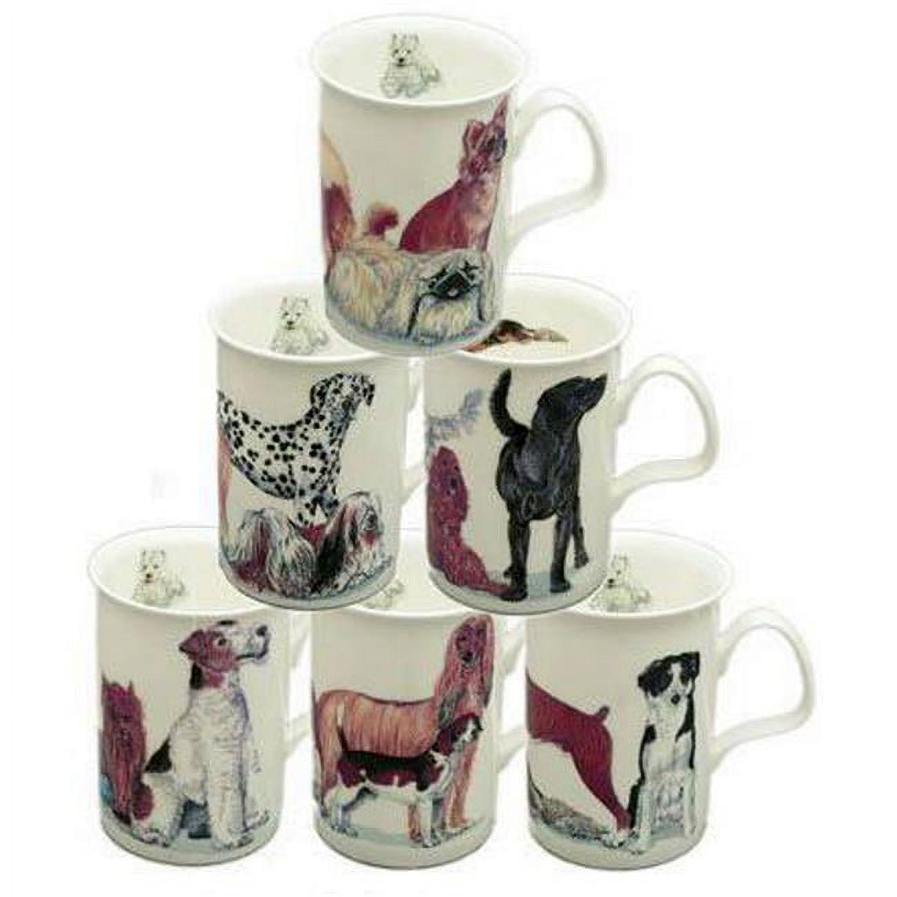 Picture of Roy Kirkham ER2132 Lancaster Mug - Dogs Galore Set of 6