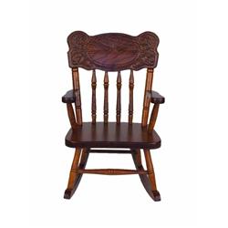 Picture of Brighton Home A135CH Amish Children Sunrise Rocking Chair&#44; Cherry