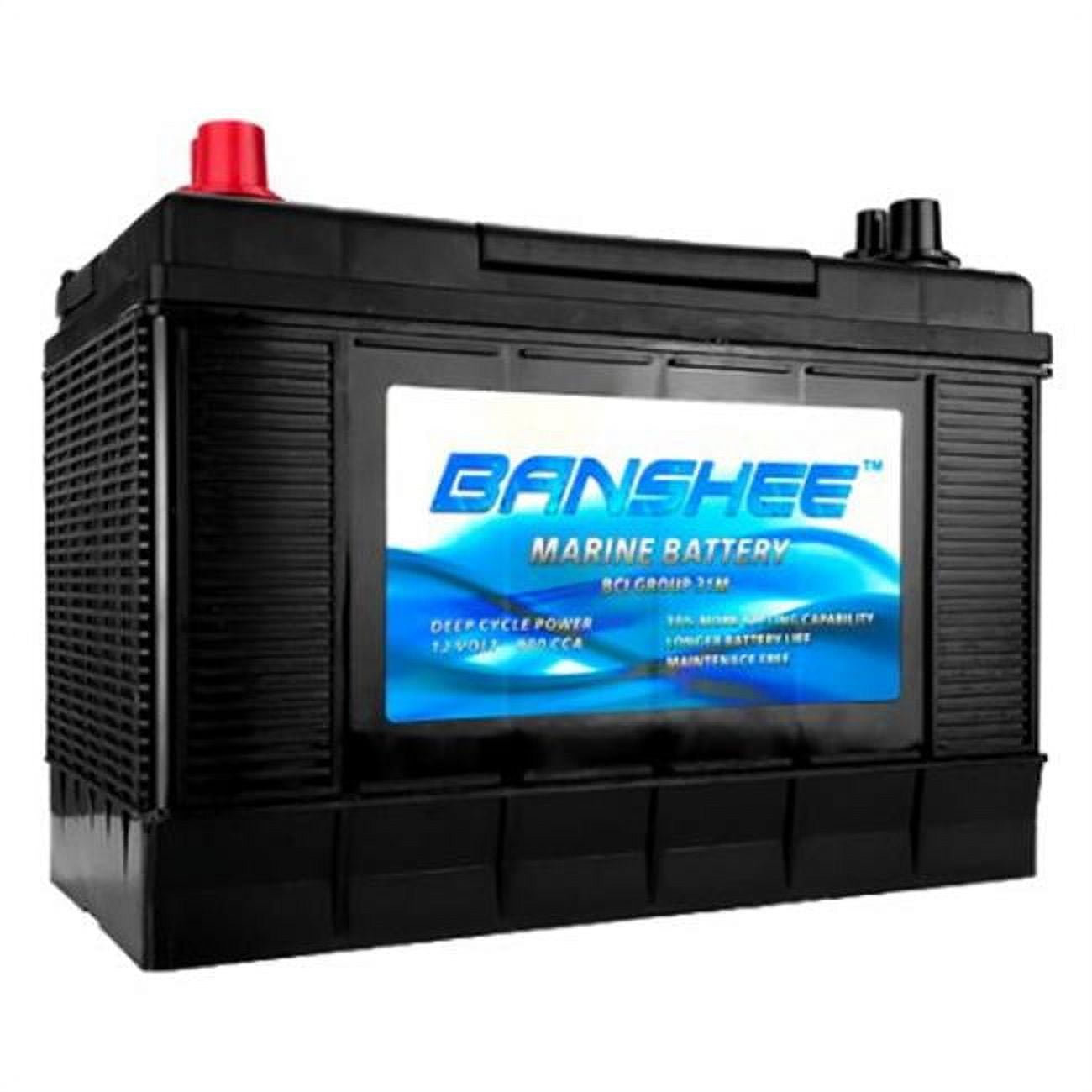 Picture of Banshee 31M-Banshee-3 31 Series Marine Battery Replaces Optima Blue Top D31M