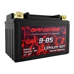 DLFP9-BS-CS1 12.8V Lithium Powersports Motorcycle Battery for Replacement YTX9-BS