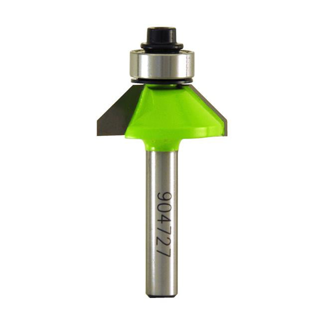 Picture of Exchange-A-Blade 2108452 1 x 0.25 in. Shank Trim Chamfer Professional Router Bit - Recyclable Exchangeable