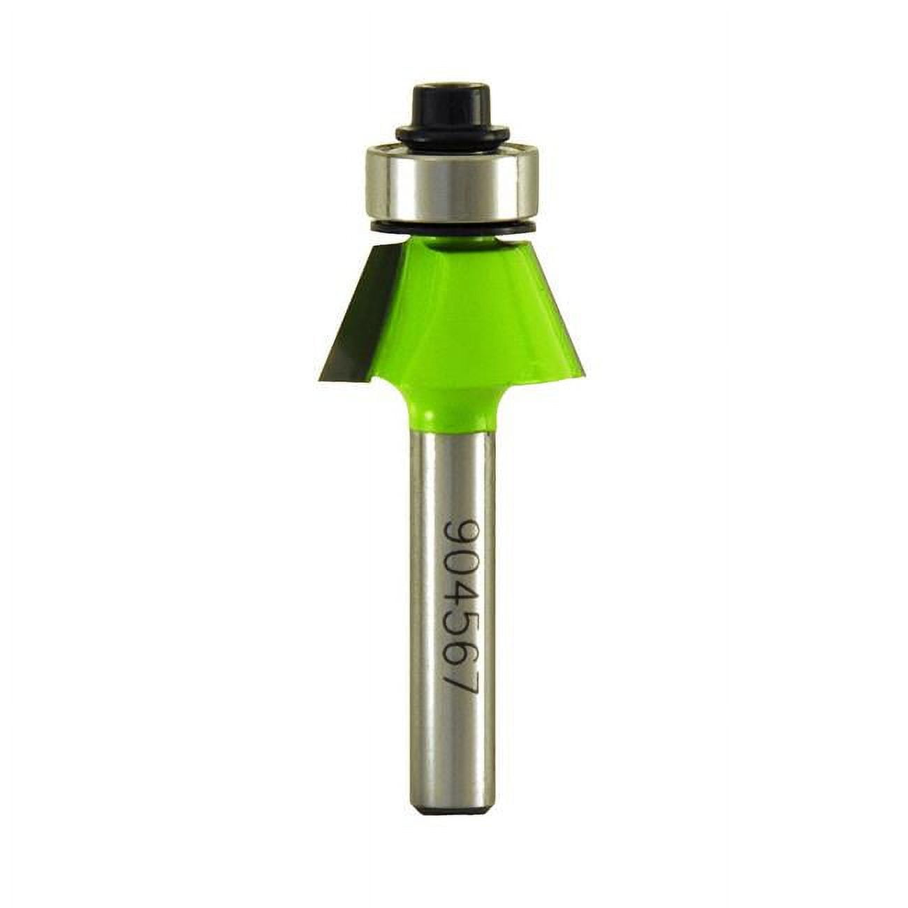 Picture of Exchange-A-Blade 2105092 0.5 x 0.25 in. Shank Trim Bevel Professional Router Bit - Recyclable Exchangeable