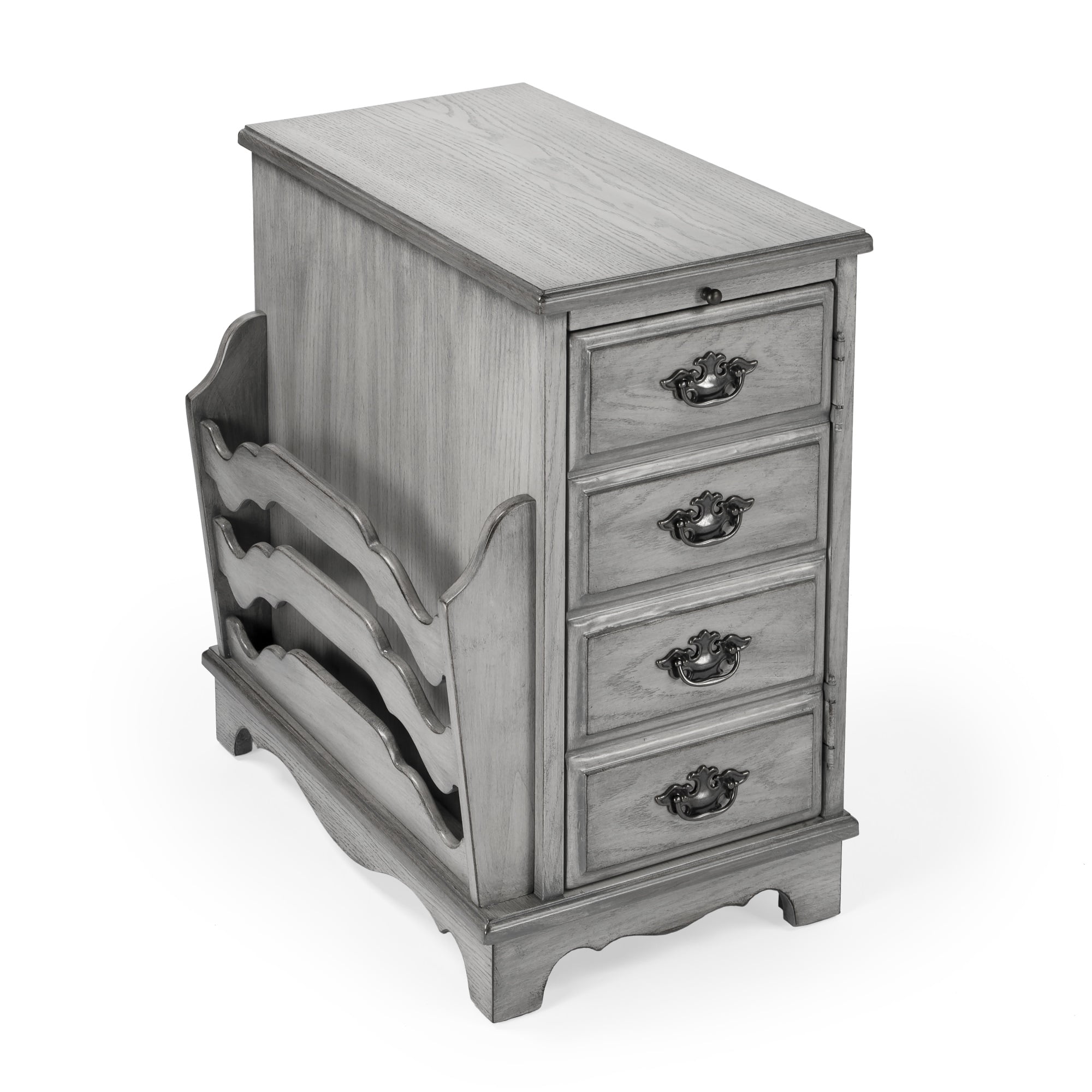 Picture of Butler 7038418 Gregory Gray Magazine Table - 24 x 14.5 x 24 in.