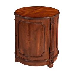 Butler Specialty 0584011 20 in. Thurmond Drum Side Table, Dark Brown -  Butler Specialty Company.