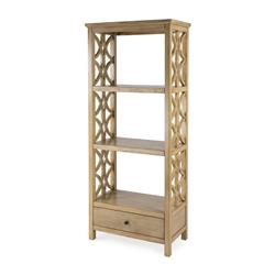 Picture of Butler Specialty 5693424 30 in. Lorena 3- Tier Etagere with Storage Drawer, Beige