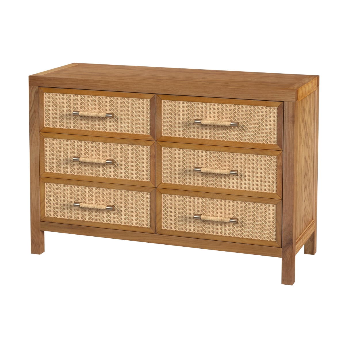 Mesa Dresser - Natural - 30 x 44 x 18 in. - 6 Spacious Drawers