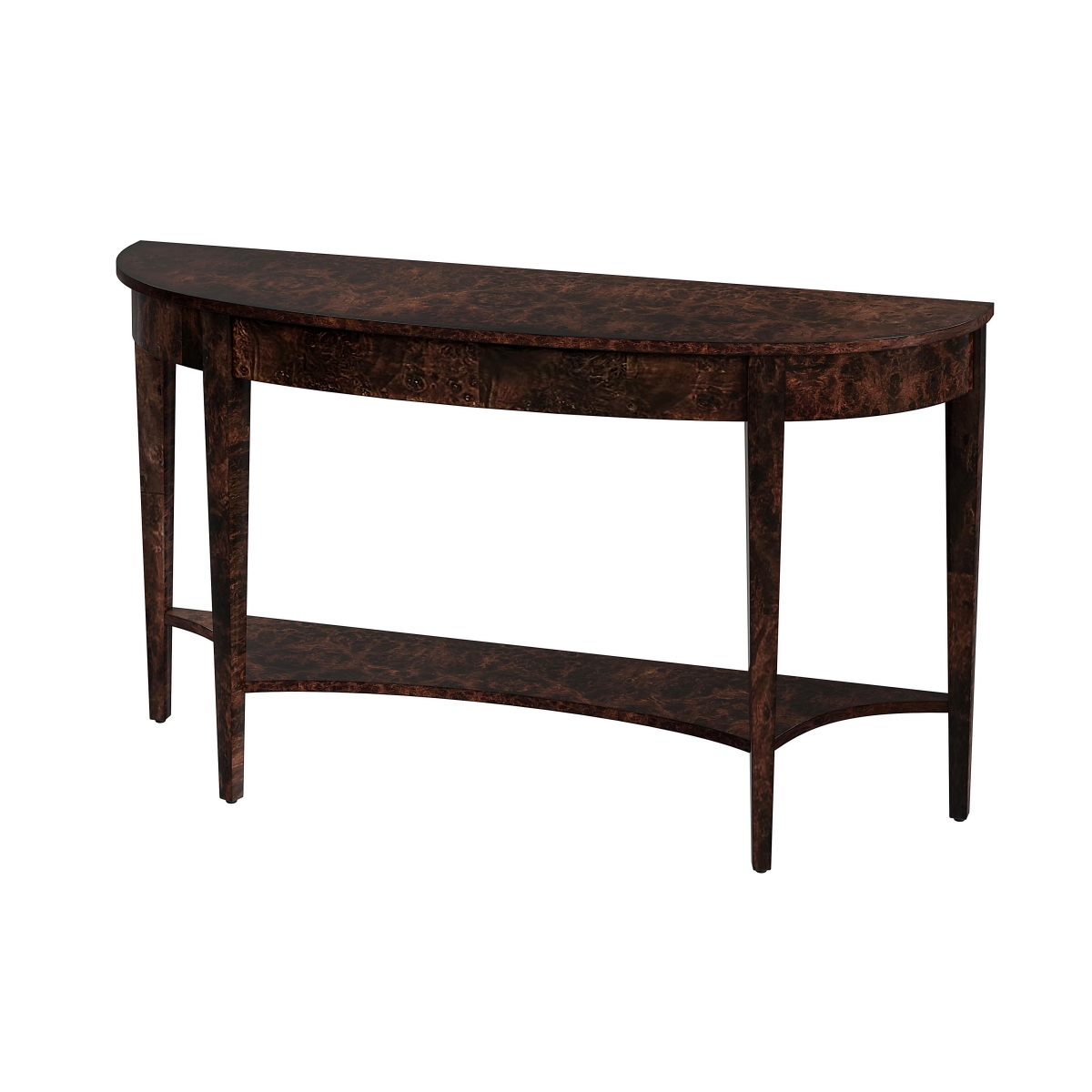 Butler Specialty 4146446 54 x 15 x 32 in. Demilune Consoles & Sofa Tables, Dark Brown -  Butler Specialty Company.