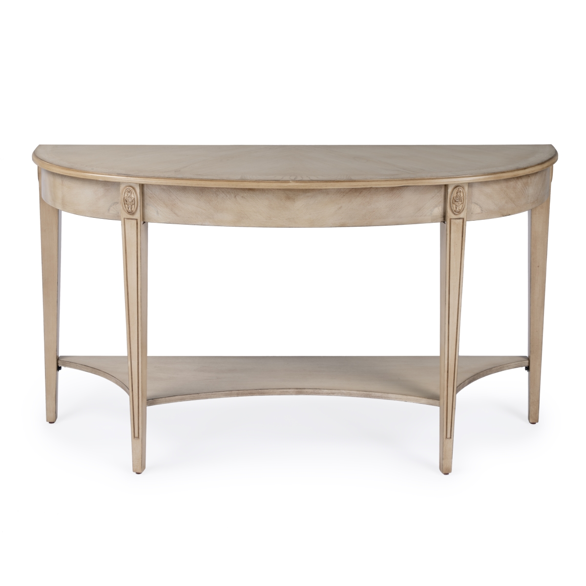 Butler Specialty 4146424 54 x 15 x 32 in. Demilune Consoles & Sofa Tables, Tan & Beige -  Butler Specialty Company.